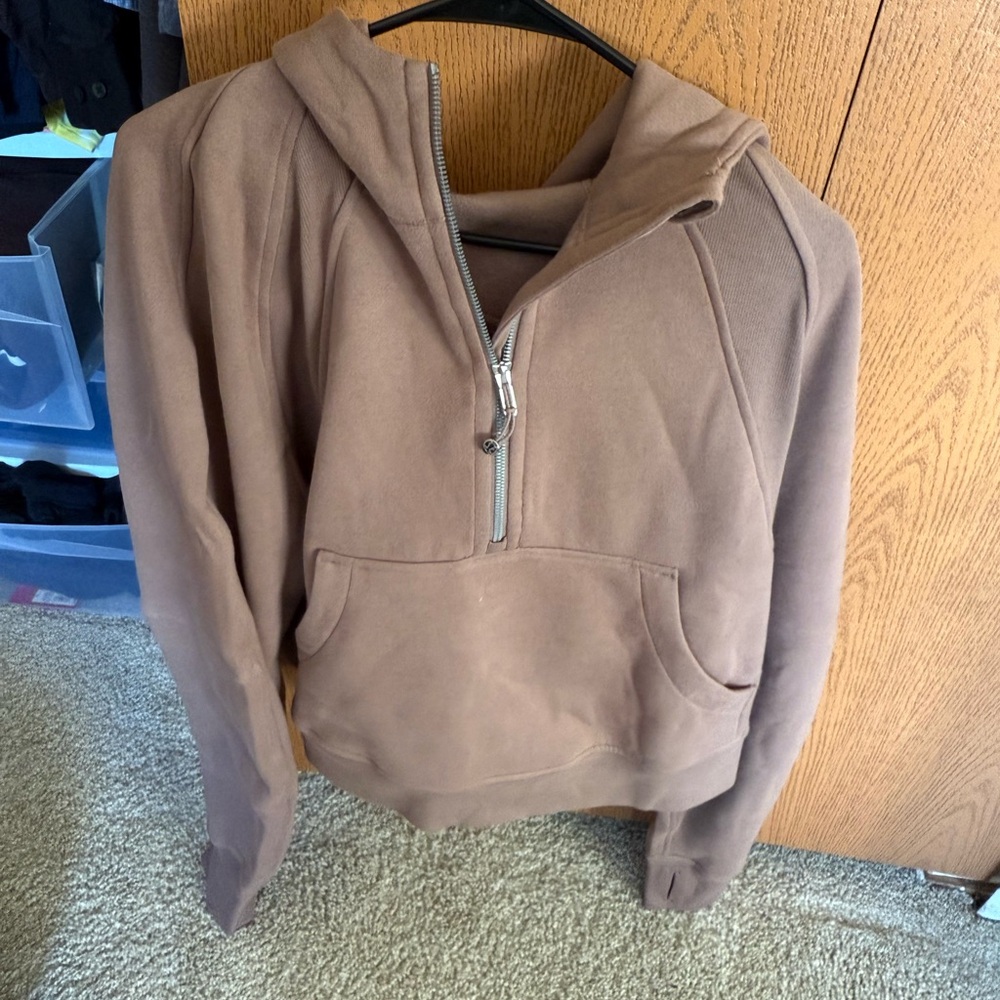 Lululemon oversized half zip scuba